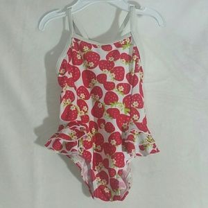 Penelope Mack Strawberry Ruffle One Piece